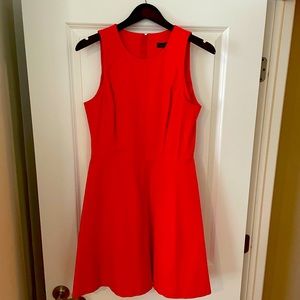 Banana Republic size 10 red flare dress